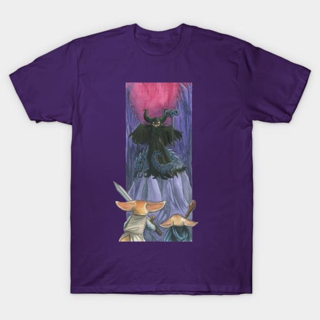 Fennec Foxes: Sorcerer Showdown T-Shirt by AmberStone